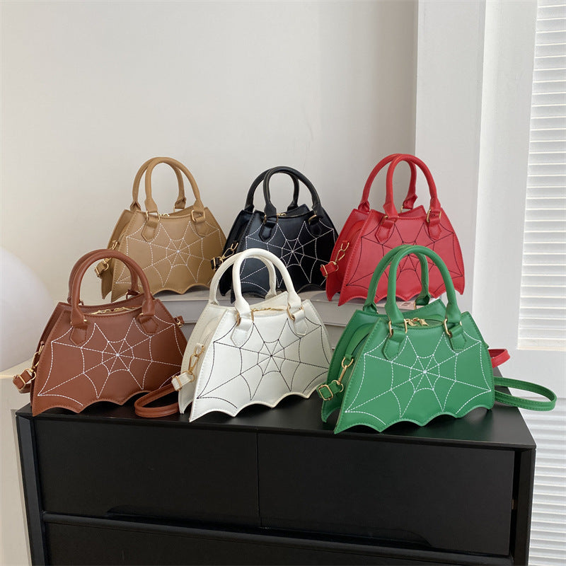 Halloween Spider Web Saddle Bags Fashion Personality Crossbody