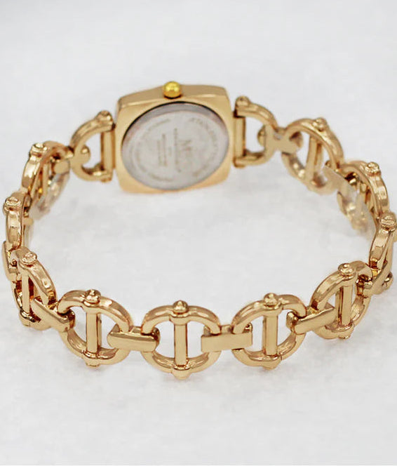 Women's Classic Gold-Tone Link Bracelet Watch
