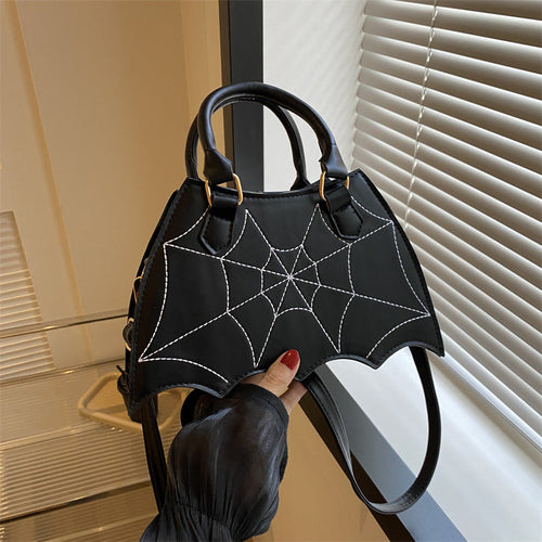 Halloween Spider Web Saddle Bags Fashion Personality Crossbody