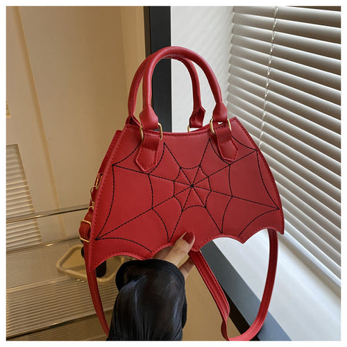 Halloween Spider Web Saddle Bags Fashion Personality Crossbody