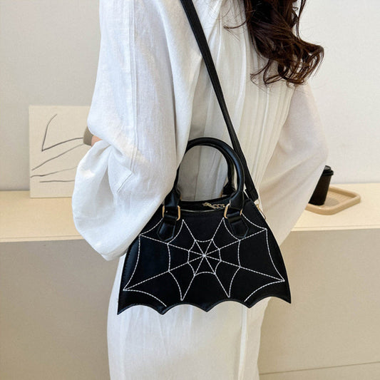 Halloween Spider Web Saddle Bags Fashion Personality Crossbody