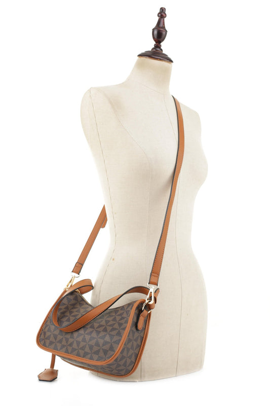 2-in-1 Monogrammed Medium Shoulder/ Cross-Body Set