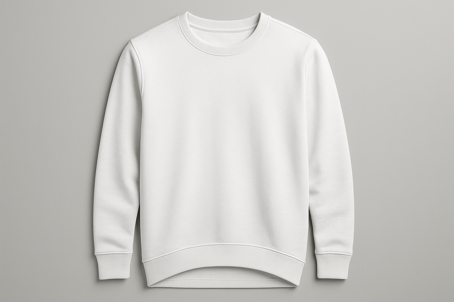 Classic Full Sleeve White T-Shirt for Men & Women | EleganceOutlet