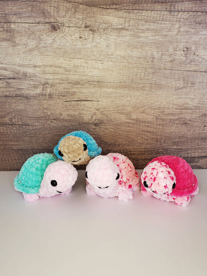 Crochet Mini Turtle Plush