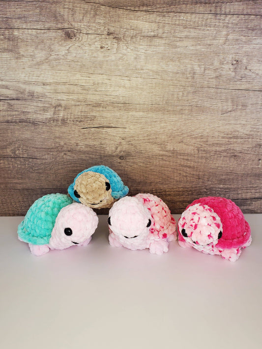 Crochet Mini Turtle Plush
