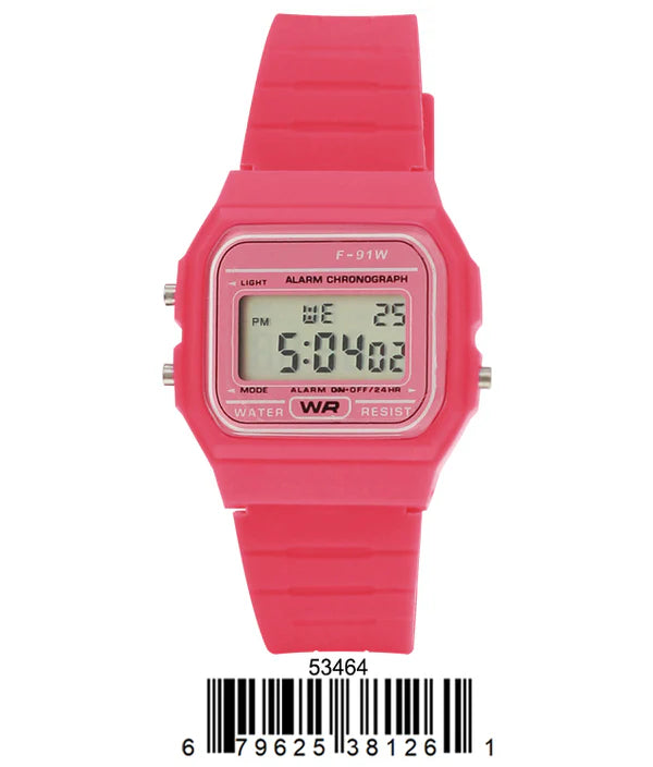 Retro Water-Resistant Digital Watch | Casual Sport Watch