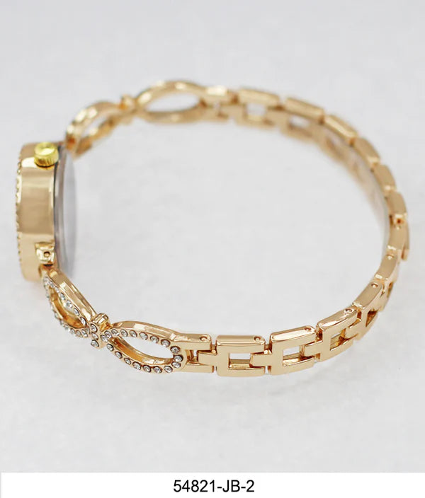 Women's Montres Carlo Jewlery Gift Box with Metal Watch