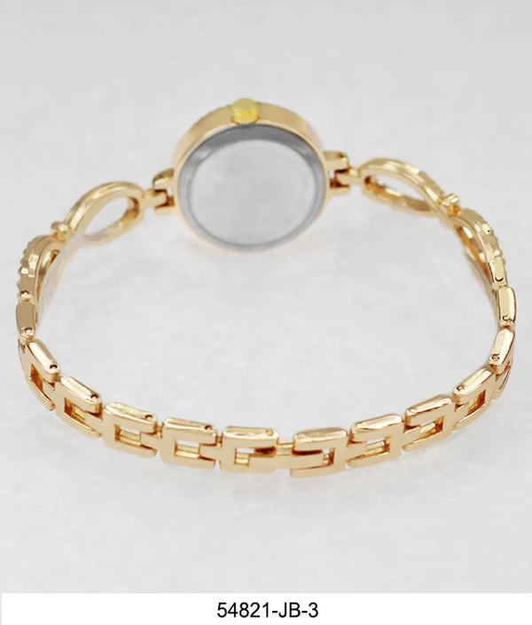 Women's Montres Carlo Jewlery Gift Box with Metal Watch