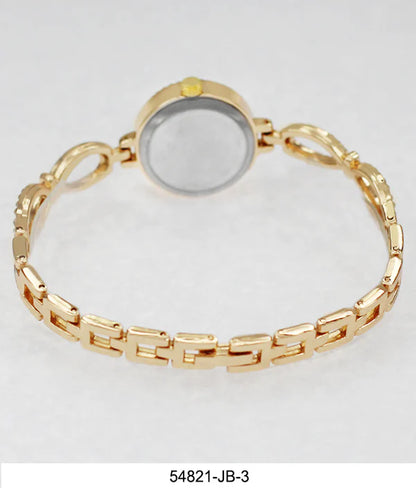 Women's Montres Carlo Jewlery Gift Box with Metal Watch