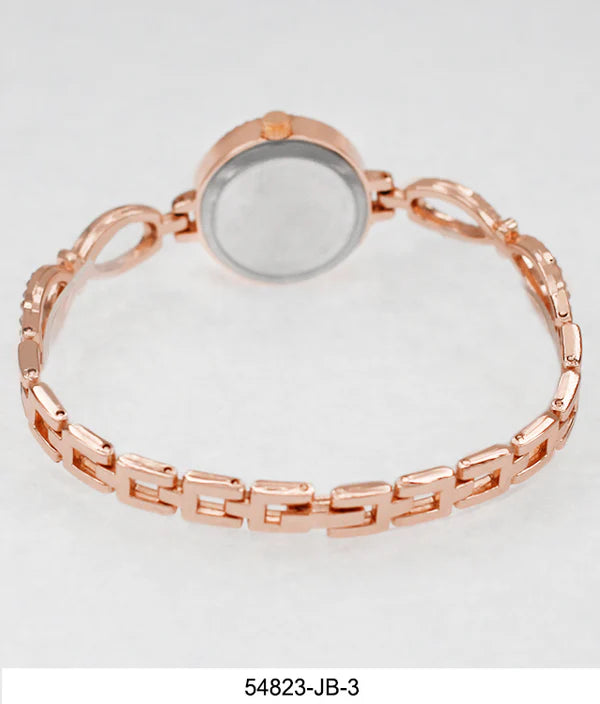 Women's Montres Carlo Jewlery Gift Box with Metal Watch