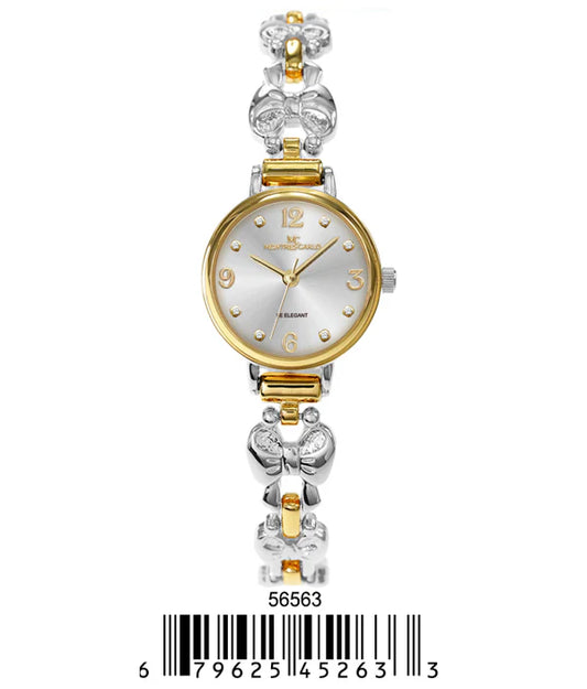 Women's Two-Tone Montres Carlo Bracelet Watch | Crystal Accents
