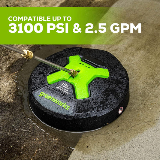 GreenWorks 5210902 15" Extension Included Surface Cleaner