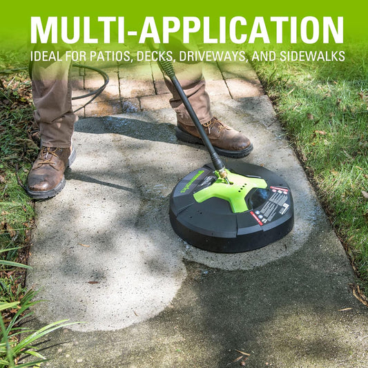 GreenWorks 5210902 15" Extension Included Surface Cleaner