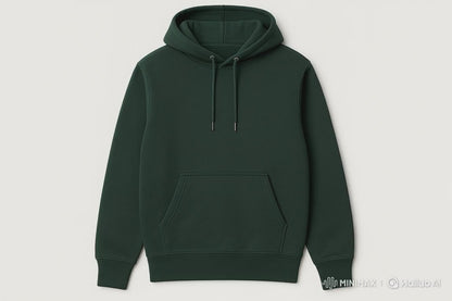 Dark Green Classic Pullover Hoodie – Comfortable & Stylish Everyday Wear
